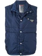 Prada Vintage Sleeveless Jacket - Blue