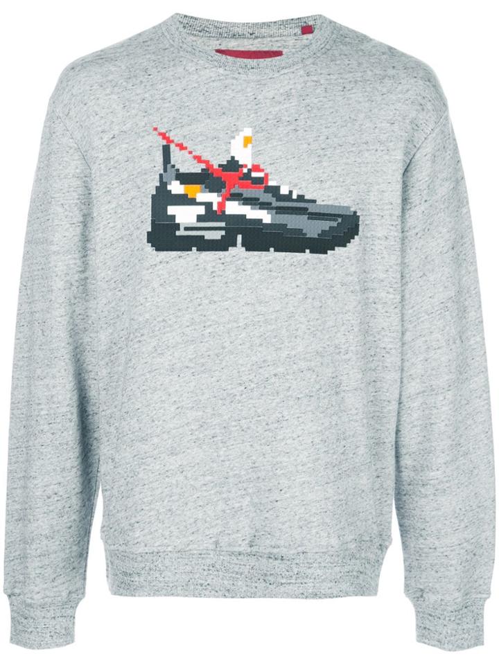 Mostly Heard Rarely Seen 8-bit Virgil 3 Sweatshirt - Grey
