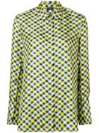 Joseph Silk Checked Blouse - Yellow