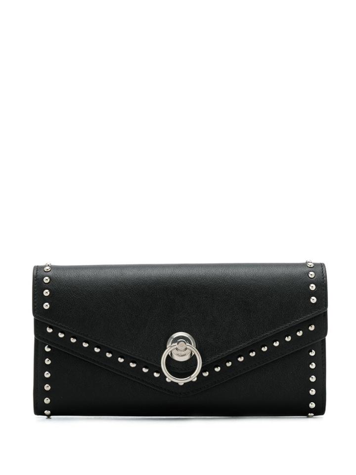 Mulberry Harlow Studded Long Wallet - Black