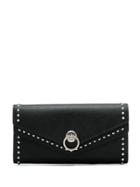 Mulberry Harlow Studded Long Wallet - Black