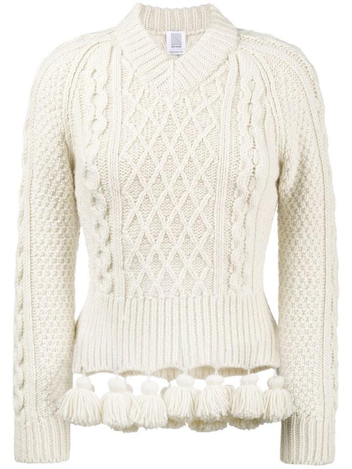 Rosie Assoulin Grandma Elanor Pom Pom Jumper - Neutrals