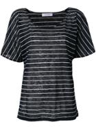 Cruciani Striped Casual T-shirt - Blue