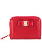 Salvatore Ferragamo Zip-around Purse - Red