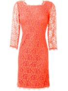 Diane Von Furstenberg 'zarita' Dress, Women's, Size: 2, Pink/purple, Nylon/rayon