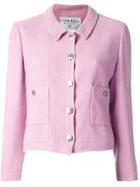 Chanel Vintage Cropped Jacket - Pink & Purple