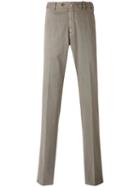 Loro Piana - Straight Pleated Trousers - Men - Cotton/spandex/elastane - 48, Nude/neutrals, Cotton/spandex/elastane