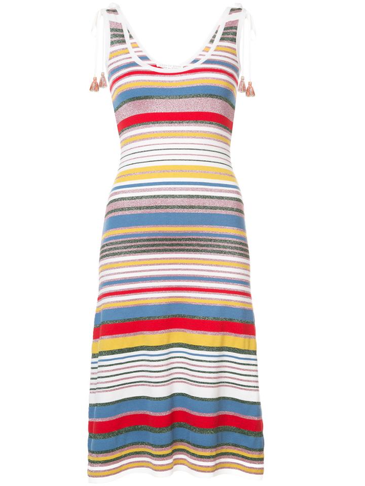 Veronica Beard Disco Yarn Stripe Dress - Multicolour