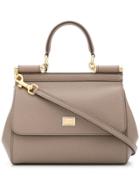 Dolce & Gabbana Small Sicily Tote Bag - Grey