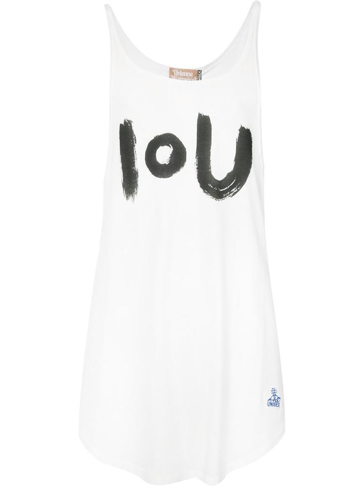 Vivienne Westwood - Intellectual Vest - Unisex - Cotton - S/m, White, Cotton