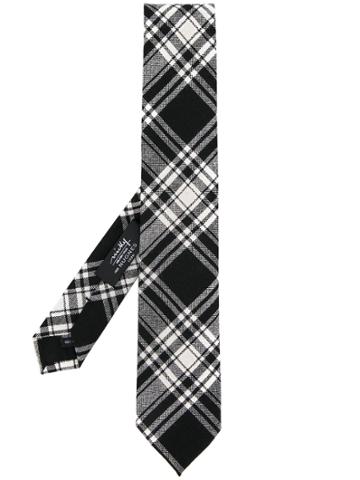 Nicky Racka Plaid Tie - Black