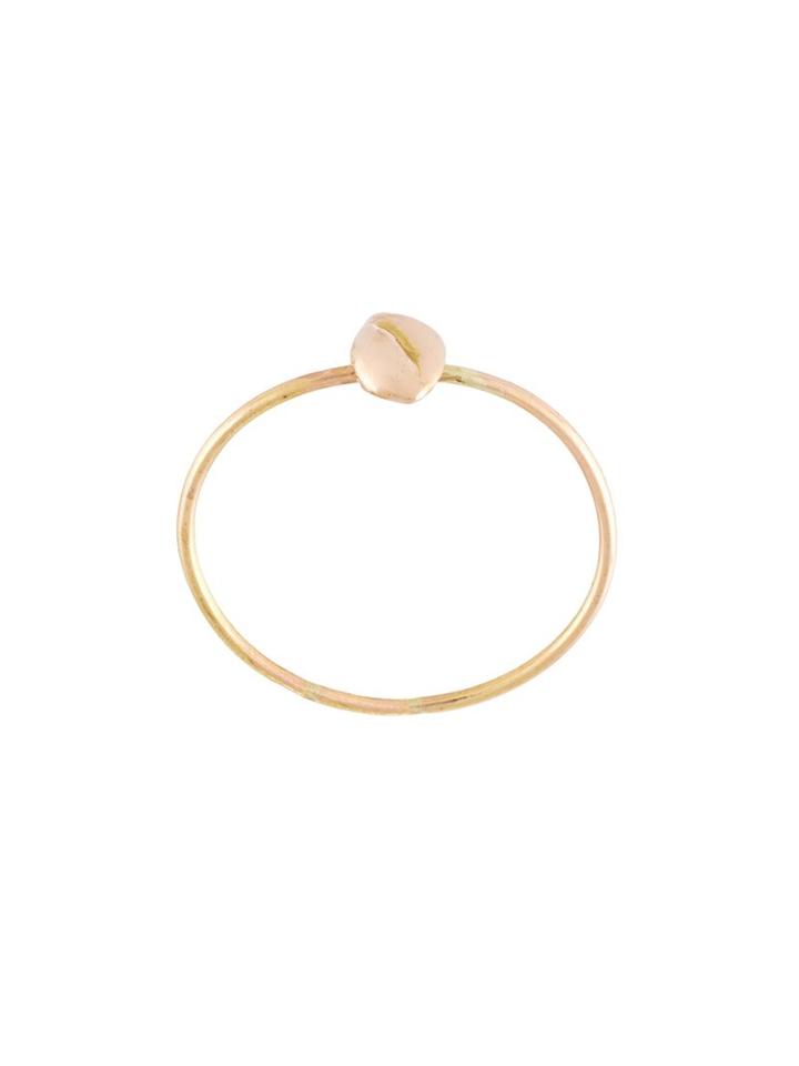 Natasha Collis 18kt Rose Gold Nugget Ring