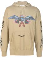 Givenchy Eagle Print Hoodie - Brown