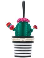 Kate Spade - Cactus Flower Pot Bag - Women - Calf Leather/lamb Skin/polyester/polybutylene Terephthalate (pbt) - One Size, Black, Calf Leather/lamb Skin/polyester/polybutylene Terephthalate (pbt)