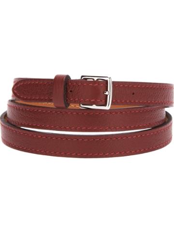 Hermes Vintage Long Leather Bracelet