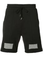 John Elliott - Basic Panelled Shorts - Men - Cotton - L, Black, Cotton