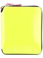 Comme Des Garçons Wallet Zip Around Wallet - Yellow & Orange