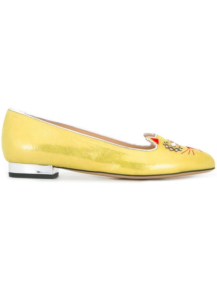 Charlotte Olympia 'mechanical Kitty' Slippers