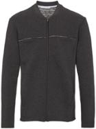 Lot78 Structured Bomber Jacket - Black