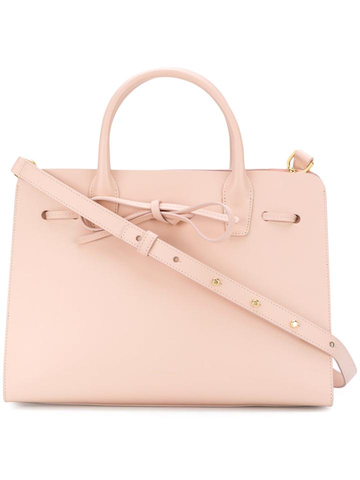 Mansur Gavriel Tie Fastening Tote Bag - Nude & Neutrals