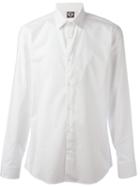 Kenzo Classic Shirt, Men's, Size: 41, White, Cotton/spandex/elastane
