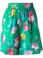 Kenzo Vintage Floral Print Shorts
