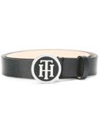 Tommy Hilfiger Logo Buckle Belt - Black