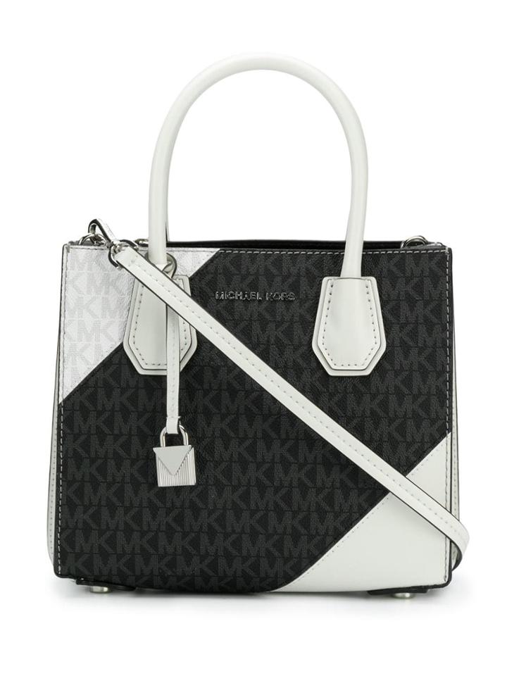 Michael Michael Kors Logo Contrast Crossbody Bag - Black