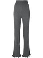 Stella Mccartney Ruffled Trousers - Grey