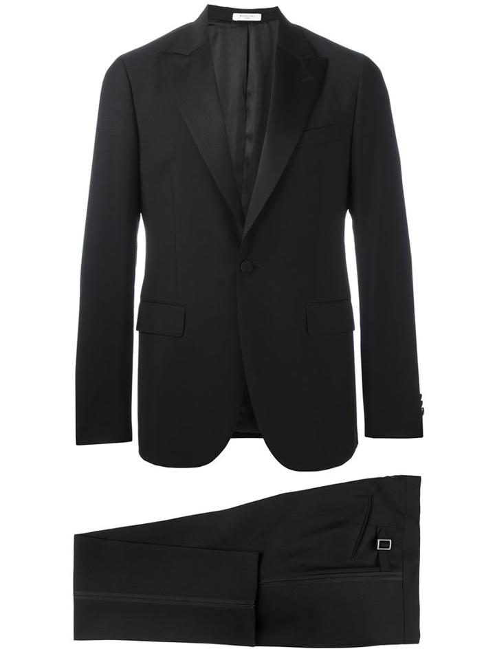 Boglioli Two-piece Suit, Men's, Size: 50, Black, Acetate/cupro/mohair/virgin Wool