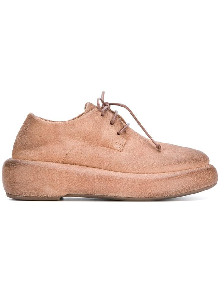 Marsèll Flatform Lace-up Shoes - Brown