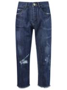 Uma Raquel Davidowicz Cropped Jeans, Women's, Size: 38, Blue, Cotton