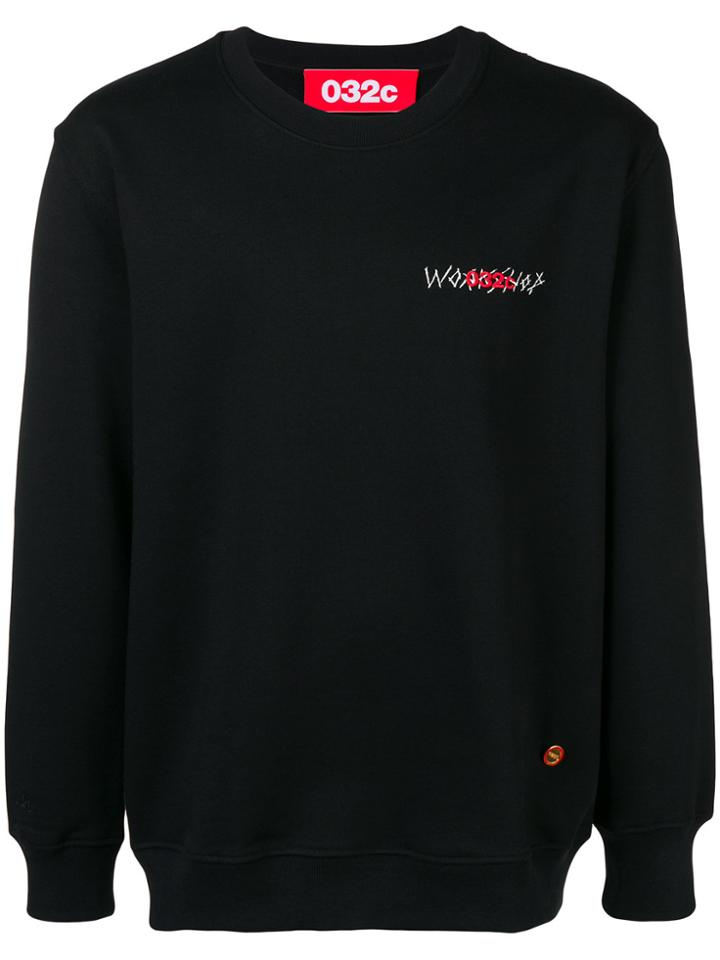 032c Logo Sweatshirt - Black