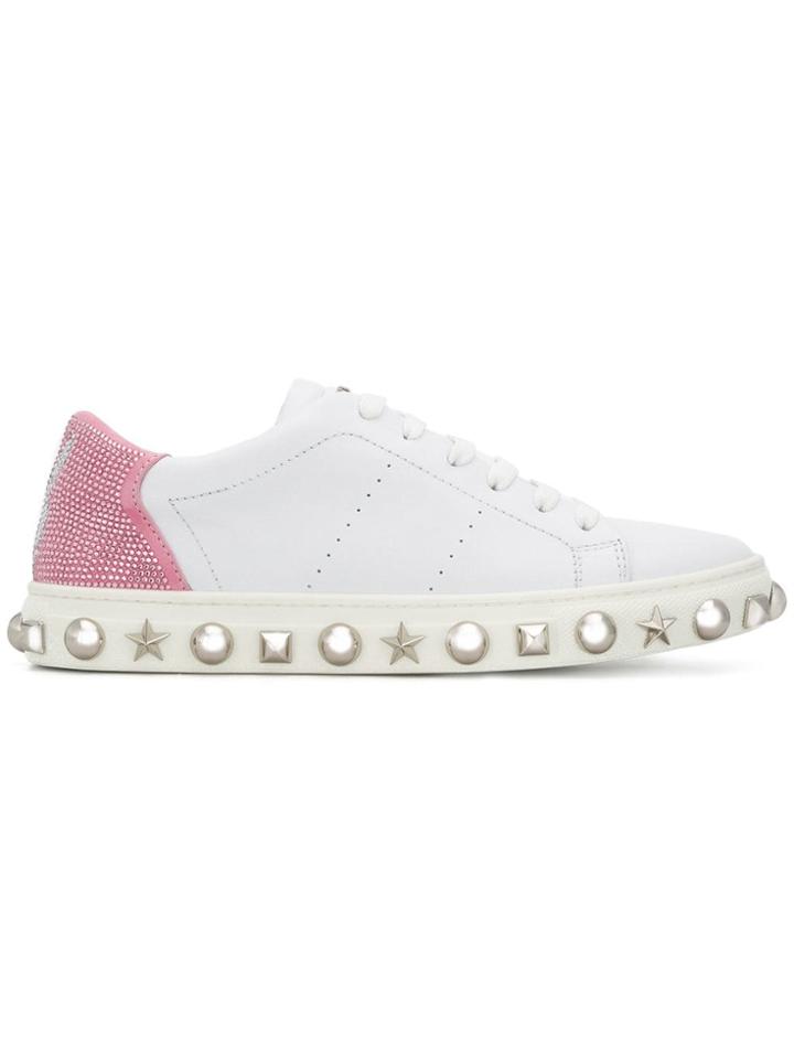 Philipp Plein Philipp Plein X Playboy Studded Sneakers - White
