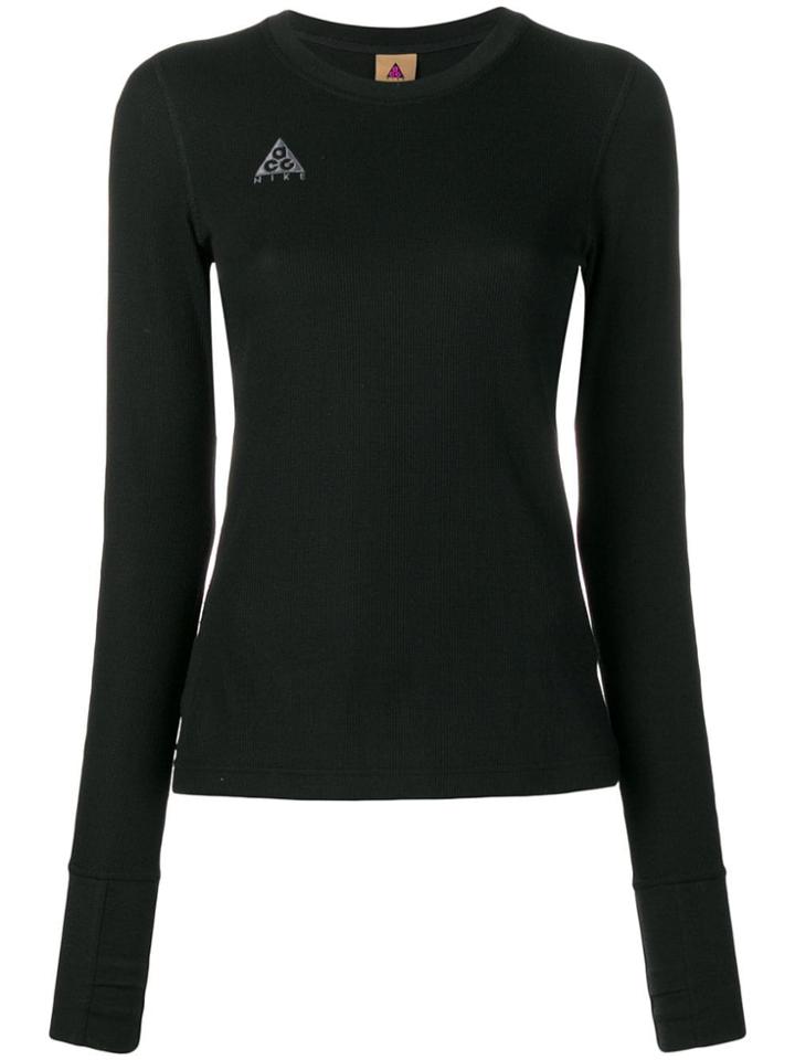 Nike Acg Long-sleeved Top - Black