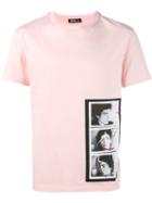 Raf Simons Triptych Print T-shirt, Men's, Size: Xl, Pink/purple, Cotton