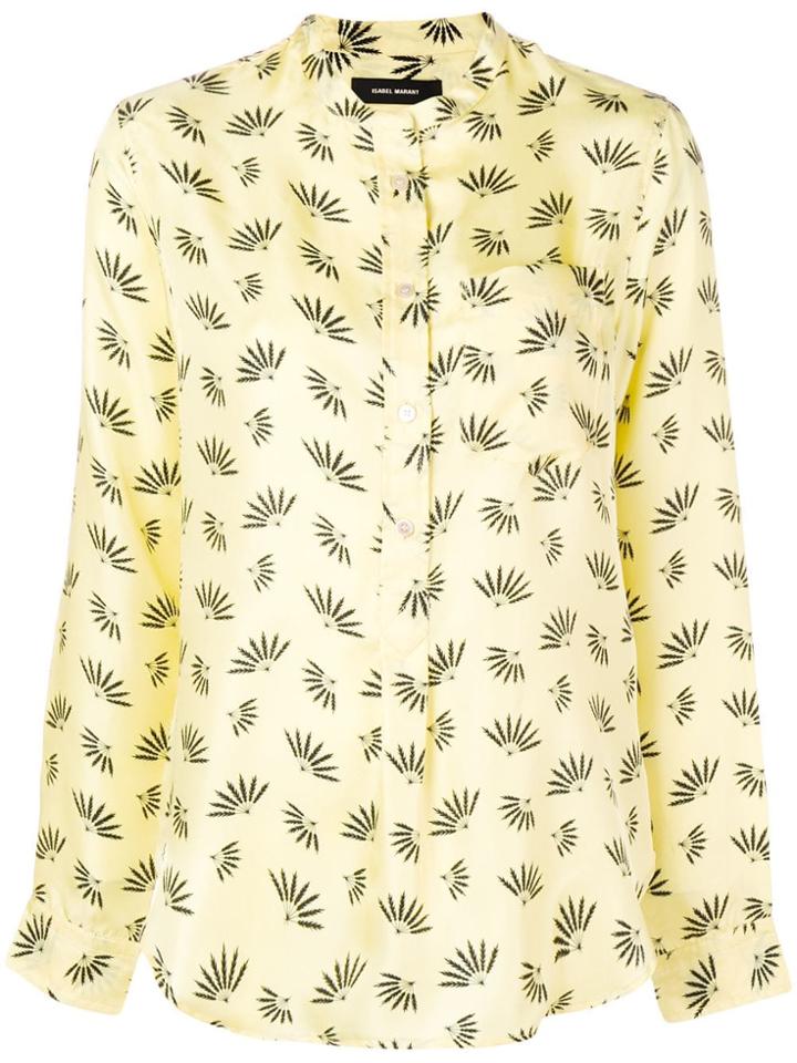 Isabel Marant Patterned Blouse - Yellow