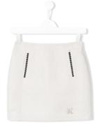 Karl Lagerfeld Kids Brocade Skirt, Girl's, Size: 16 Yrs, White