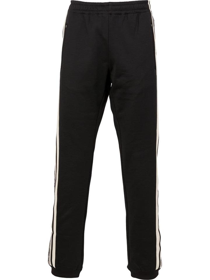 Gucci Gg Interlocking Chain Stripe Track Trousers - Black