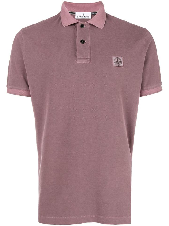 Stone Island Polo Shirt - Pink & Purple