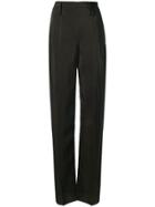 Lemaire Long Straight-leg Trousers - Black