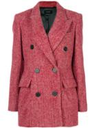 Isabel Marant - Eley Coat - Women - Cotton/viscose/alpaca/virgin Wool - 36, Red, Cotton/viscose/alpaca/virgin Wool