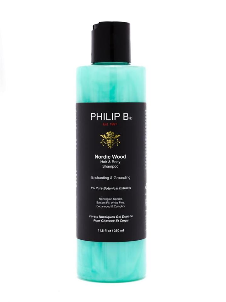 Philip B Nordic Wood Hair And Body Shampoo, Green