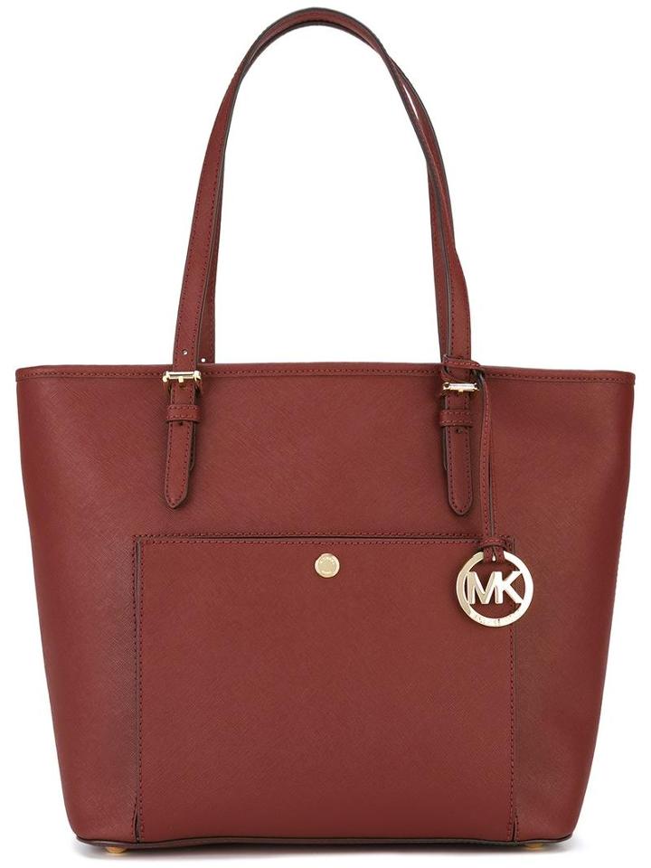 Michael Michael Kors 'jet Set Travel' Top Zip Tote, Women's, Red