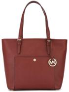 Michael Michael Kors 'jet Set Travel' Top Zip Tote, Women's, Red