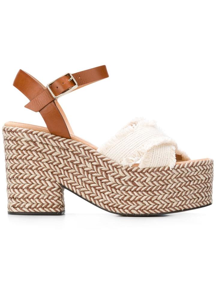 Castañer Xareni Wedge Sandals - White