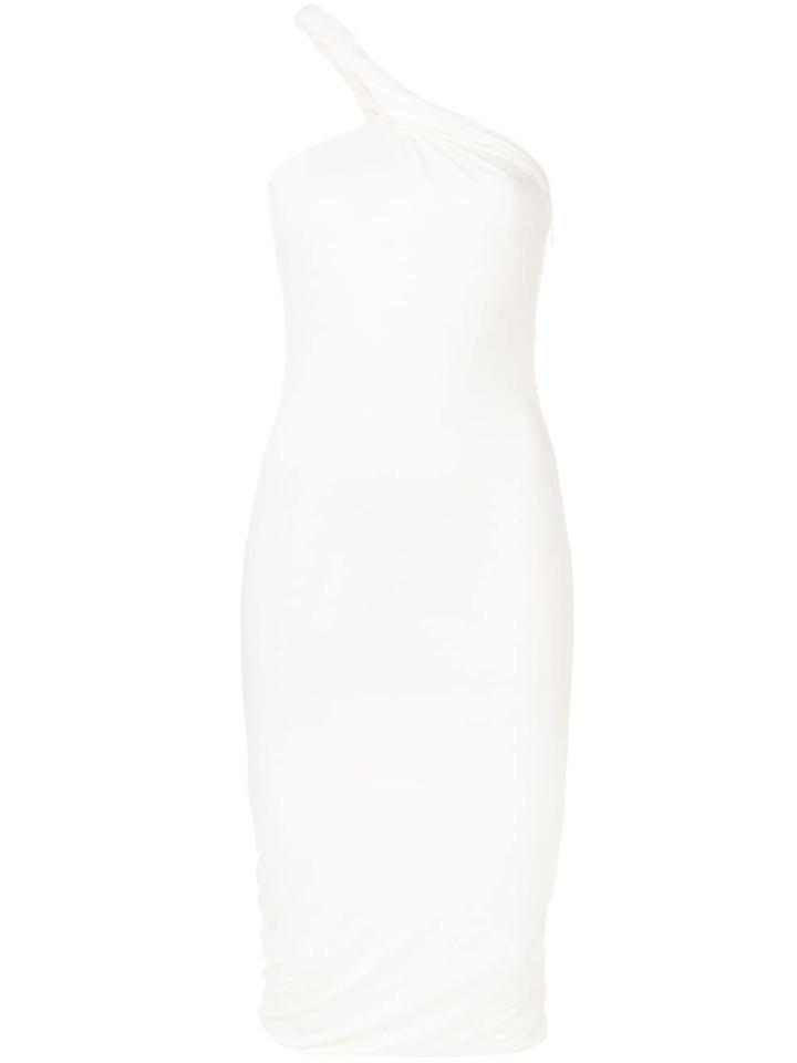 Tom Ford One Shoulder Midi Dress - White