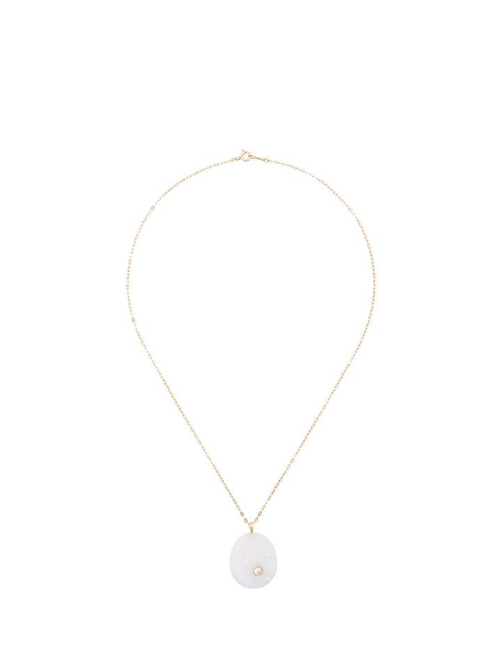 Cvc Stones Helsinki Pebble Necklace - Metallic
