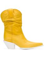 R13 Cowboy Boots - Yellow & Orange