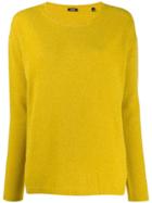 Aspesi Round-neck Knit Sweater - Yellow